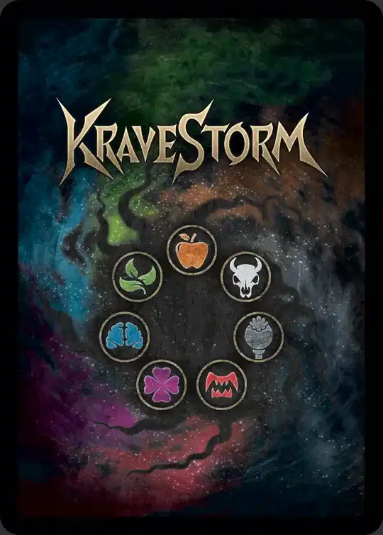 Kravestorm card back