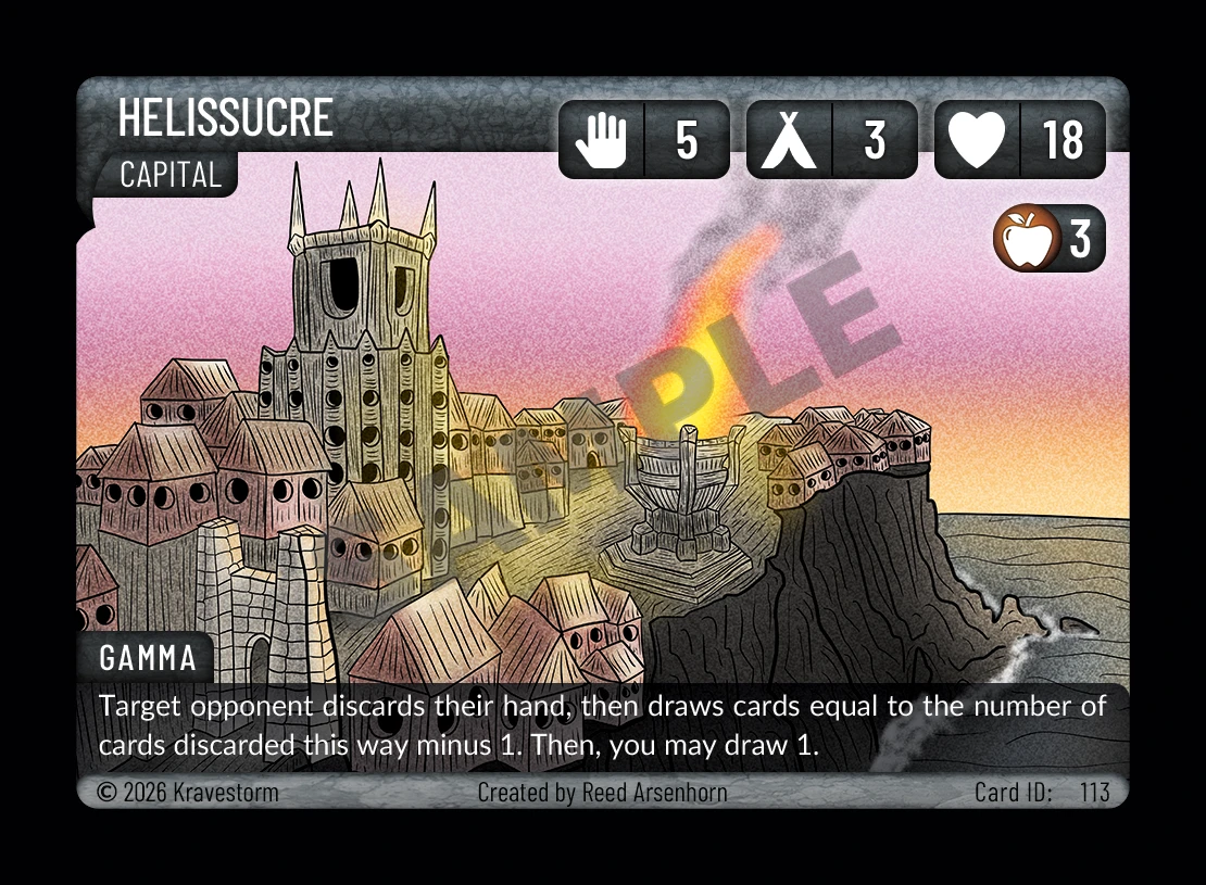 Helissucre Capital card