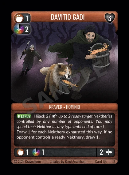 Davitio Gadi card