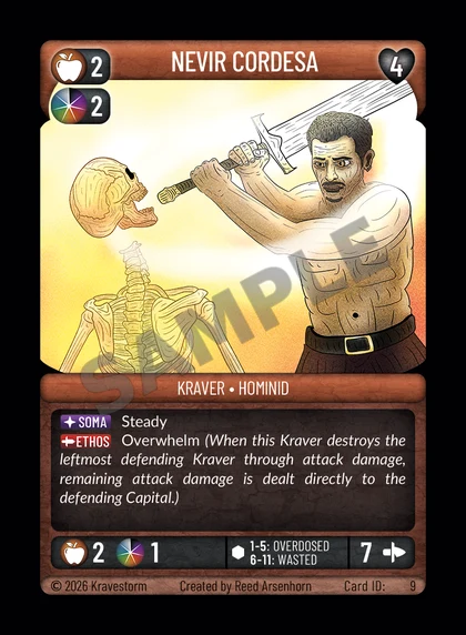 Nevir Cordesa card