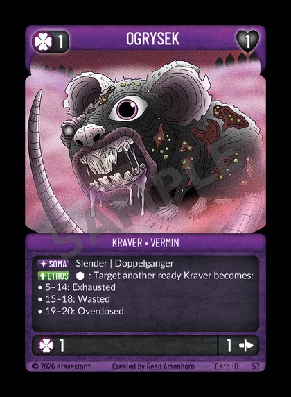 Ogrysek card
