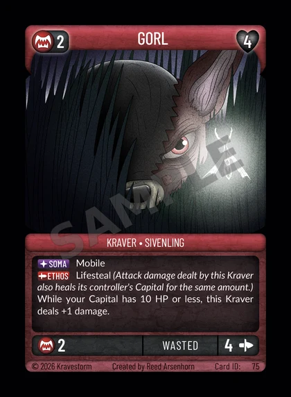 Gorl card