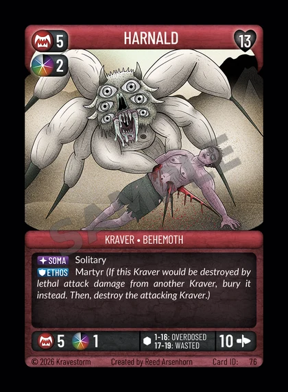 Harnald card