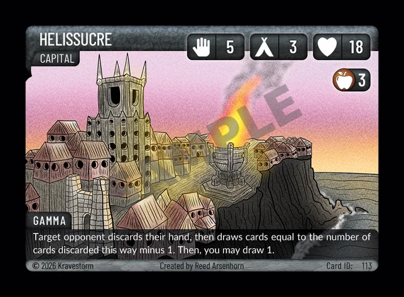 Helissucre Capital card