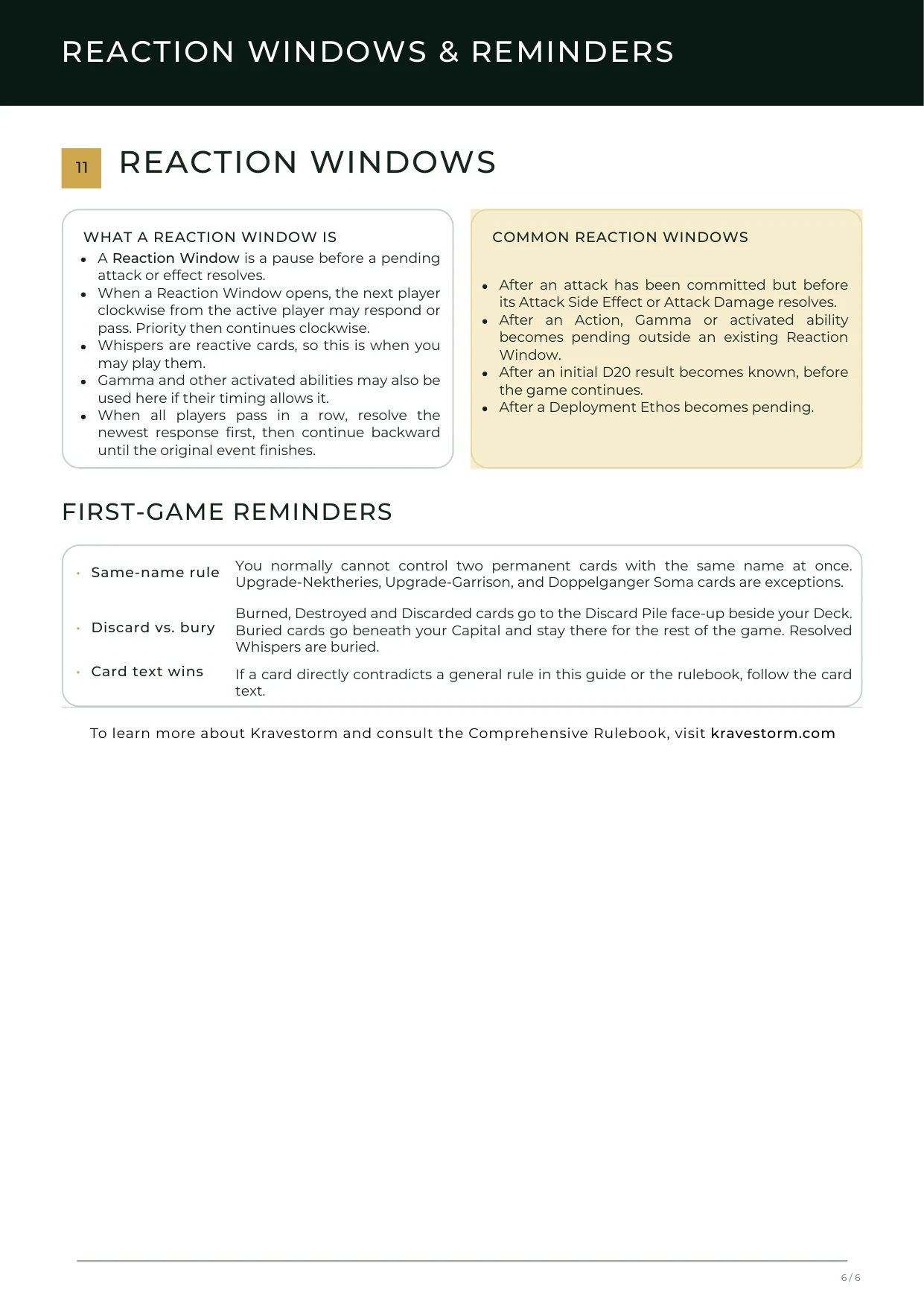 Kravestorm First Game Guide page 6