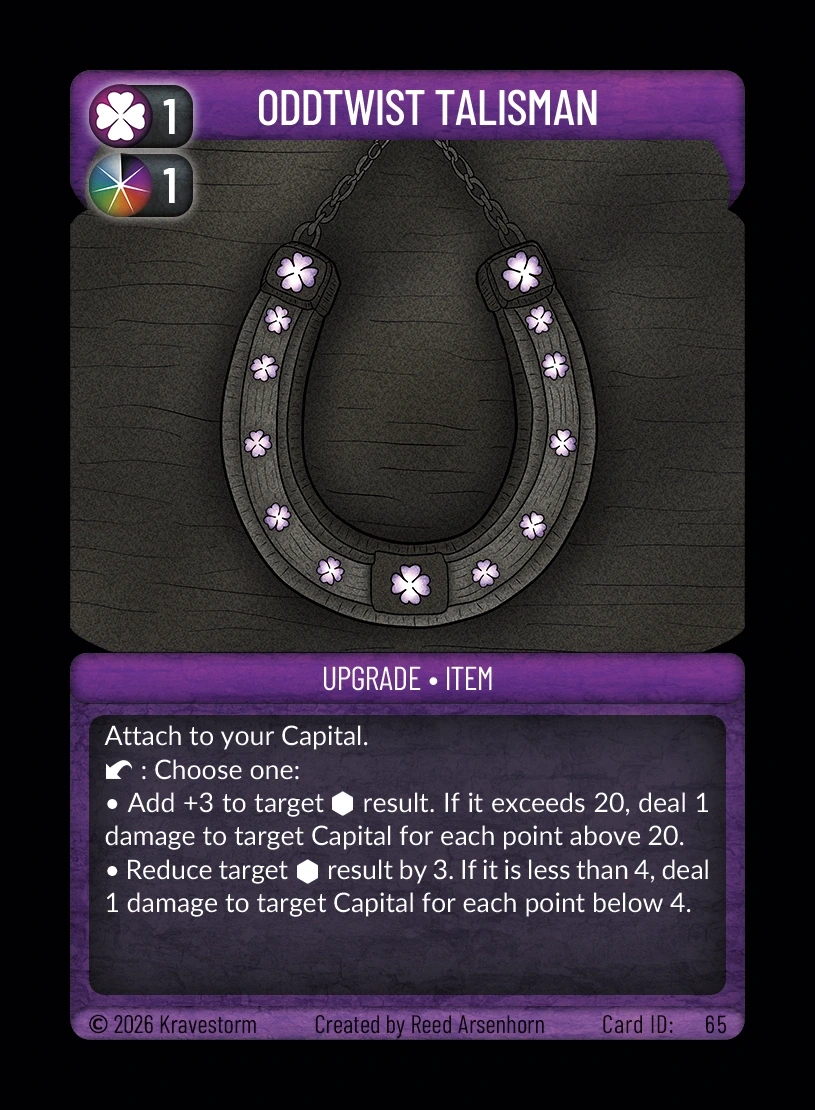 Oddtwist Talisman Upgrade